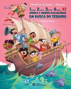 Imagem de 1... 2... 3... 4... X! – MONICA E MENINO MALUQUINHO EM BUSCA DO TESOURO